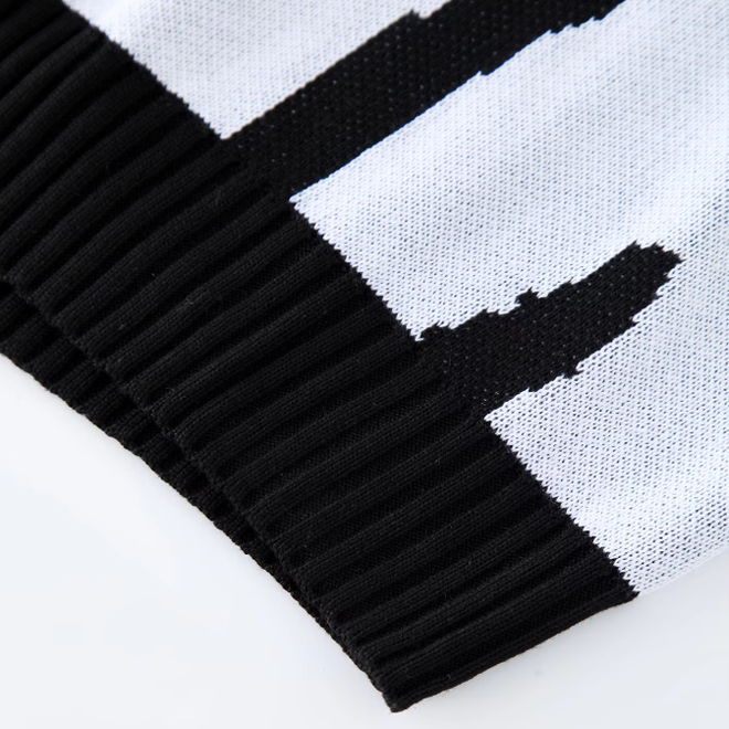 Mens Fashionable Casual Knitted Hoodie
