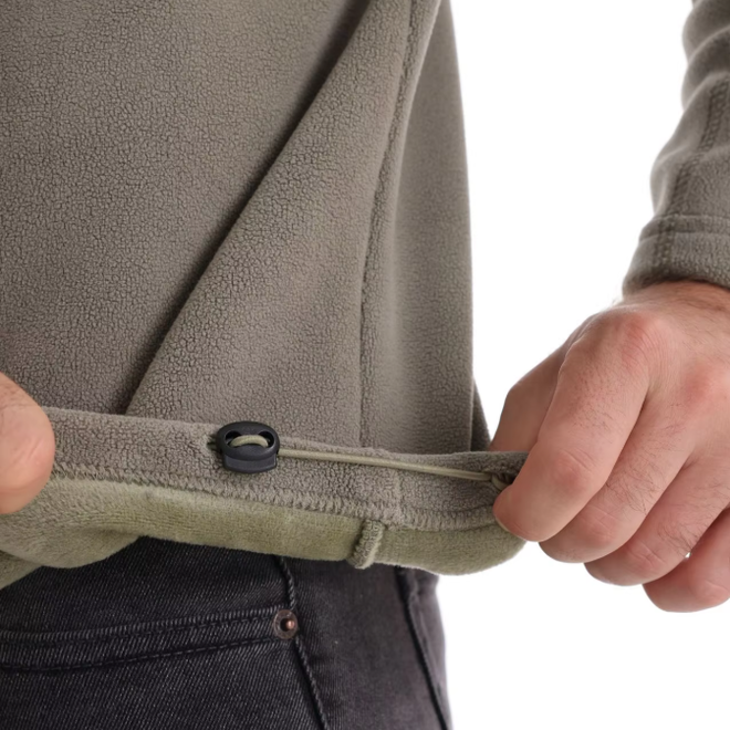 Mens Autumn Stand Up Collar One Third Zip Long Sleeved Sweatshirt
