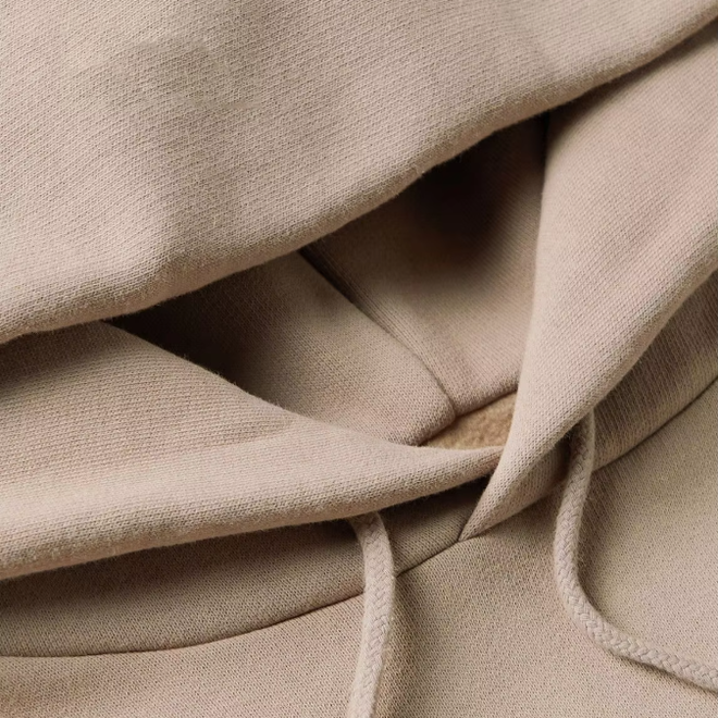 Mens Heavyweight Wave Panelled Relax Fit Hoodie