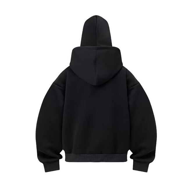 Mens Autumn Full Zipper Chunky Hoodie
