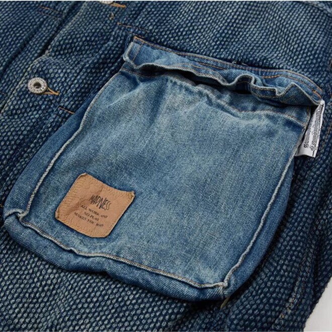 Fashionable High Street Cargo Denim Jacket
