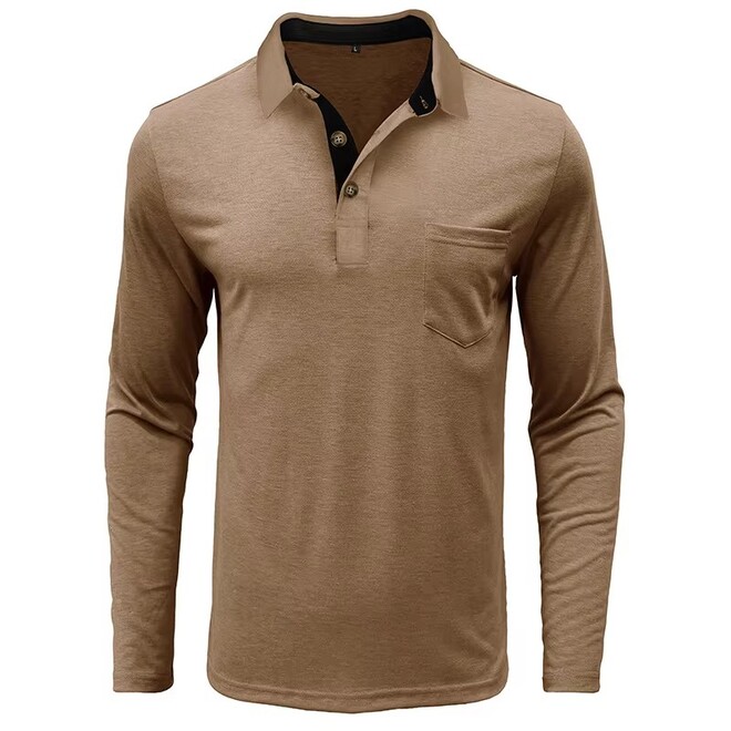 Mens Long Sleeved Polo Shirts