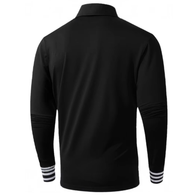 Mens Autumn Fashionable Long Sleeve Polo Shirts