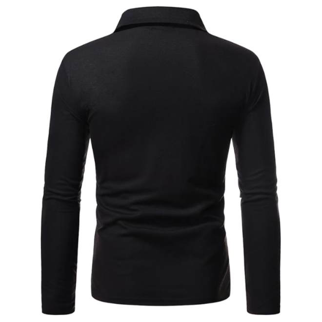 Men Autumn High Quality Fabric Long Sleeves Shirt