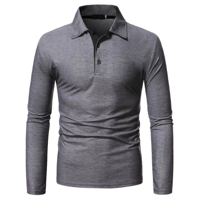 Men Autumn High Quality Fabric Long Sleeves Shirt