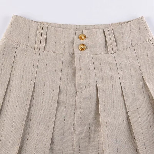 Fashion Lace Trimmed Cute Pleated Skirt
